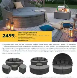 Bricomarche Łóżko okrągłe z daszkiem oferta