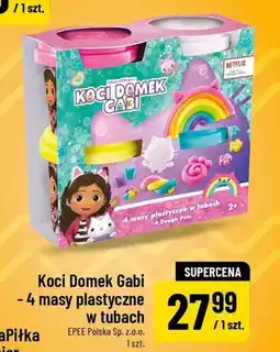 Polomarket Koci Domek Gabi - 4 masy plastyczne w tubach oferta