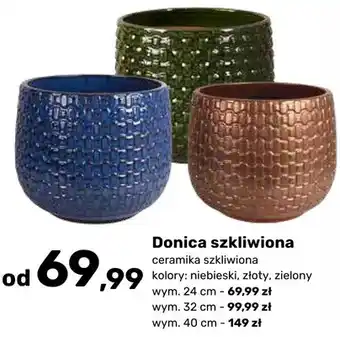 Doniczka szkliwiona