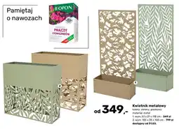 Bricomarche Kwietnik metalowy oferta