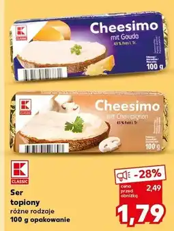 Kaufland Ser topiony różne rodzaje opakowanie oferta