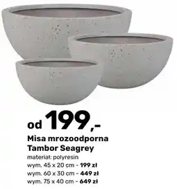 Bricomarche Misa mrozoodporna Tambor Seagrey oferta