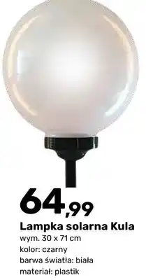Bricomarche Lampka solarna Kula oferta