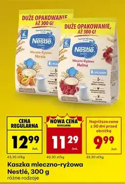 Biedronka Kaszka mleczno-ryżowa Morela oferta