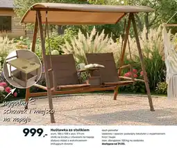 Bricomarche Huśtawka ze stolikiem oferta