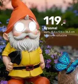 Bricomarche Figurka ogrodowa solarna Krasnal oferta