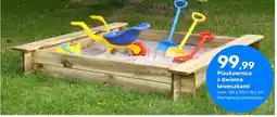 Bricomarche Piaskownica z dwiema ławeczkami oferta