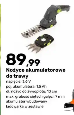 Bricomarche Nożyce akumulatorowe do trawy oferta