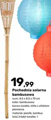 Bricomarche Pochodnia solarna bambusowa oferta