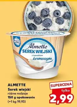 Kaufland Serek wiejski różne rodzaje opakowanie oferta