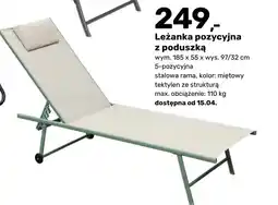 Bricomarche Leżanka pozycyjna z poduszką oferta