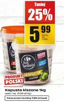 Supeco Kapusta kiszona oferta