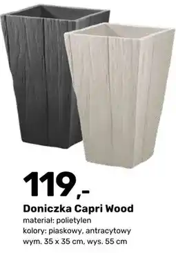 Bricomarche Doniczka Capri Wood oferta