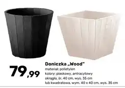 Bricomarche Doniczka Wood oferta