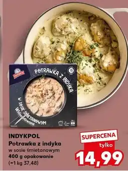 Kaufland Potrawka z indyka w sosie śmietanowym opakowanie oferta