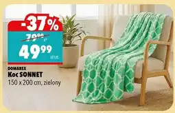 Biedronka Koc Sonnet 150x200cm, zielony oferta