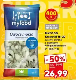 Kaufland Krewetki surowe, obrane, z ogonkami oferta