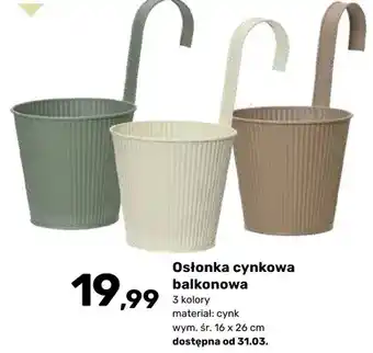 Osłonka cynkowa balkonowa