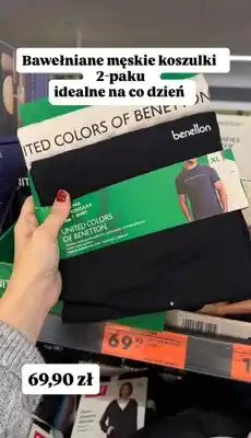 Biedronka Koszulki męskie 2-pak oferta