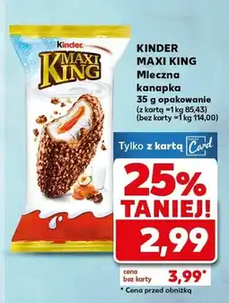 Kaufland Mleczna kanapka opakowanie oferta