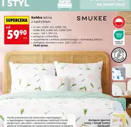 Biedronka Kołdra letnia z nadrukiem 160x200 cm oferta