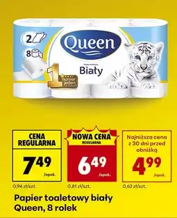 Biedronka Papier toaletowy biały, 8 rolek oferta
