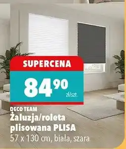 Biedronka Żaluzje/roleta plisowana PLISA 57 x 130cm, biała, szara oferta