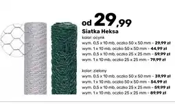 Bricomarche Siatka Heksa zielony 1 x 10 mb, oczko 25 x 25 mm oferta