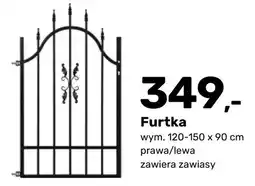 Bricomarche Furtka Tytus ocynkowana prawa/lewa zawiera zawiasy oferta