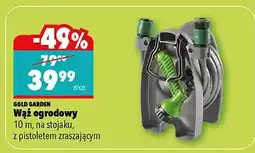 Biedronka Wąż ogrodowy 10m, na stojaku, z pistoletem zraszającym oferta