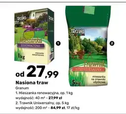 Bricomarche Nasiona traw trawnik uniwersalny oferta