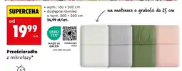 Biedronka Prześcieradło z mikrofazy 160x200 cm oferta