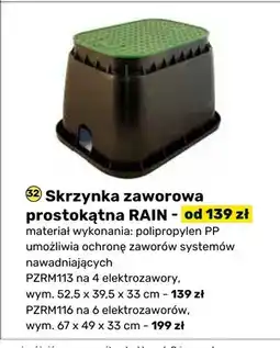 Bricomarche Skrzynka zaworowa prostokątna RAIN oferta