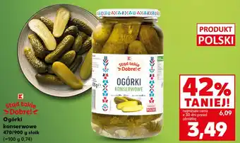 Ogórki konserwowe K-Stąd Takie Dobre