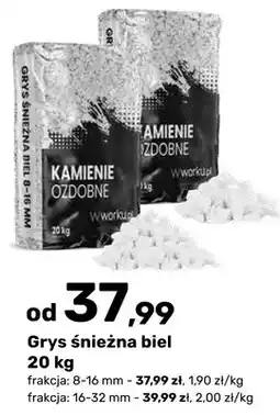 Bricomarche Grys śnieżna biel oferta
