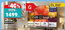 Biedronka Telewizor Qled Google TV 4K Ultra HD 55 oferta