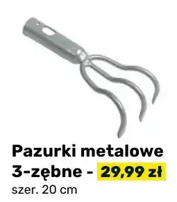 Bricomarche Pazurki metalowe 3-zębne oferta