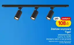 Castorama Zestaw szynowy Tiger czarny, 3 x GU10 oferta