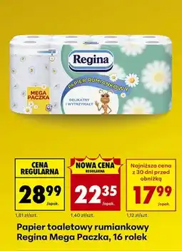Biedronka Papier toaletowy rumiankowy Mega Paczka, 16 rolek oferta
