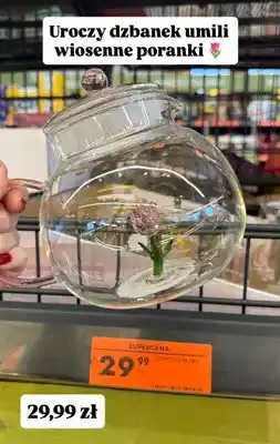 Biedronka Dzbanek szklany z figurką oferta