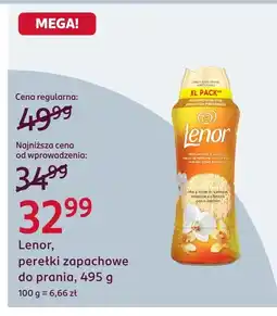 Rossmann Perełki do prania Lenor oferta