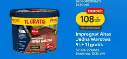 Castorama Impregnat Jedna Warstwa 9l + 1l gratis oferta