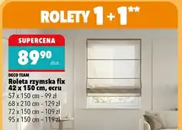 Biedronka Roleta rzymska fix 42x150cm, ecru oferta