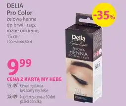 Hebe Henna do rzęs Delia oferta