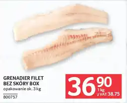Selgros Grenadier filet bez skóry box oferta