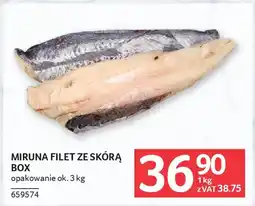 Selgros Miruna filet ze skórą box oferta