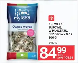 Selgros Krewetki surowe, w pancerzu, bez głowy 8-12 oferta