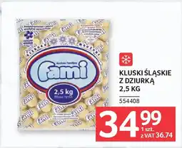 Selgros Kluski śląskie z dziurką oferta