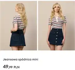 Sinsay Jeansowa spódnica mini oferta
