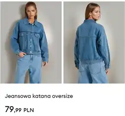 Sinsay Jeansowa katana oversize oferta
